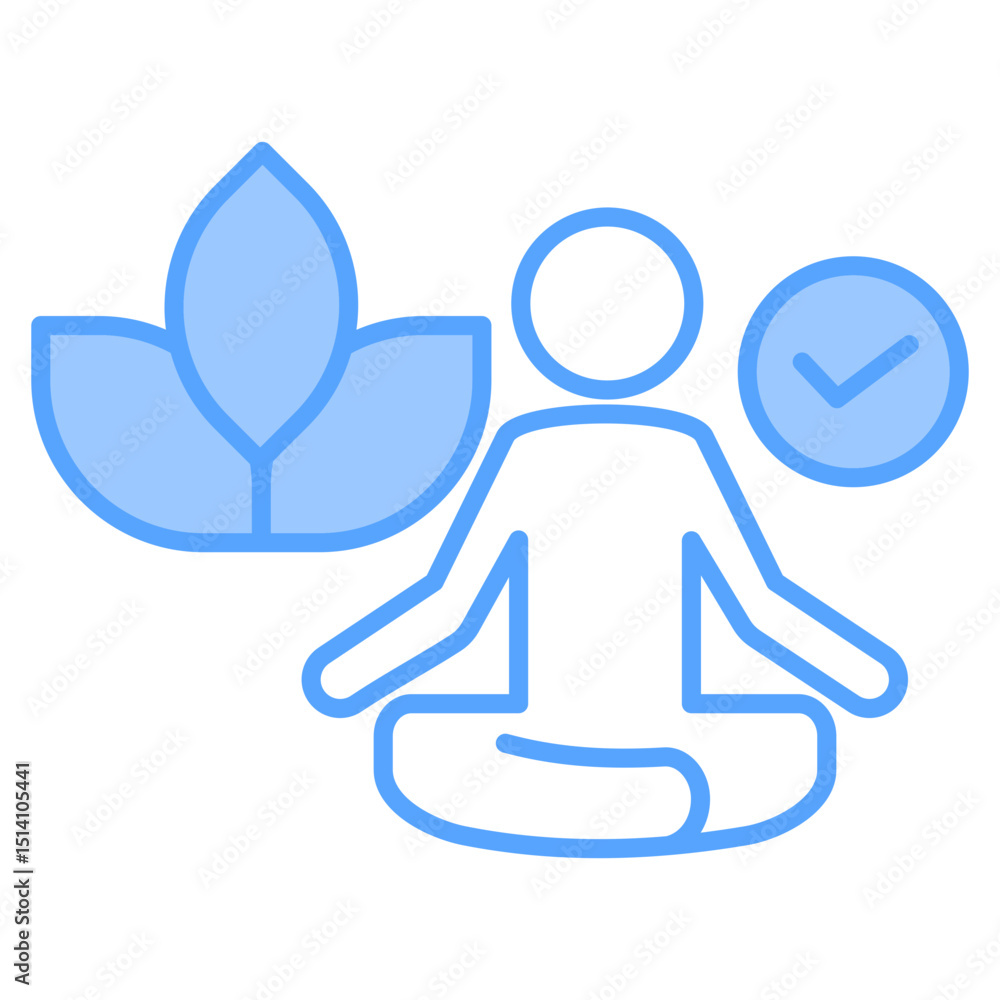 Obraz premium Yoga icon