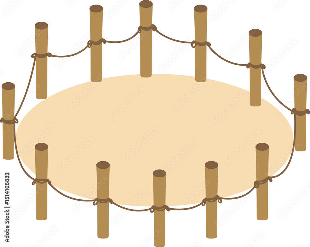 Naklejka premium 울타리,담장,펜스,놀이동산,공원,동물원,