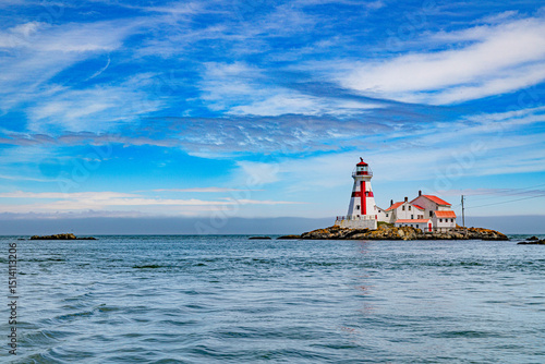 Saint andrews in canada in new Brunswick bay atlantic ocean