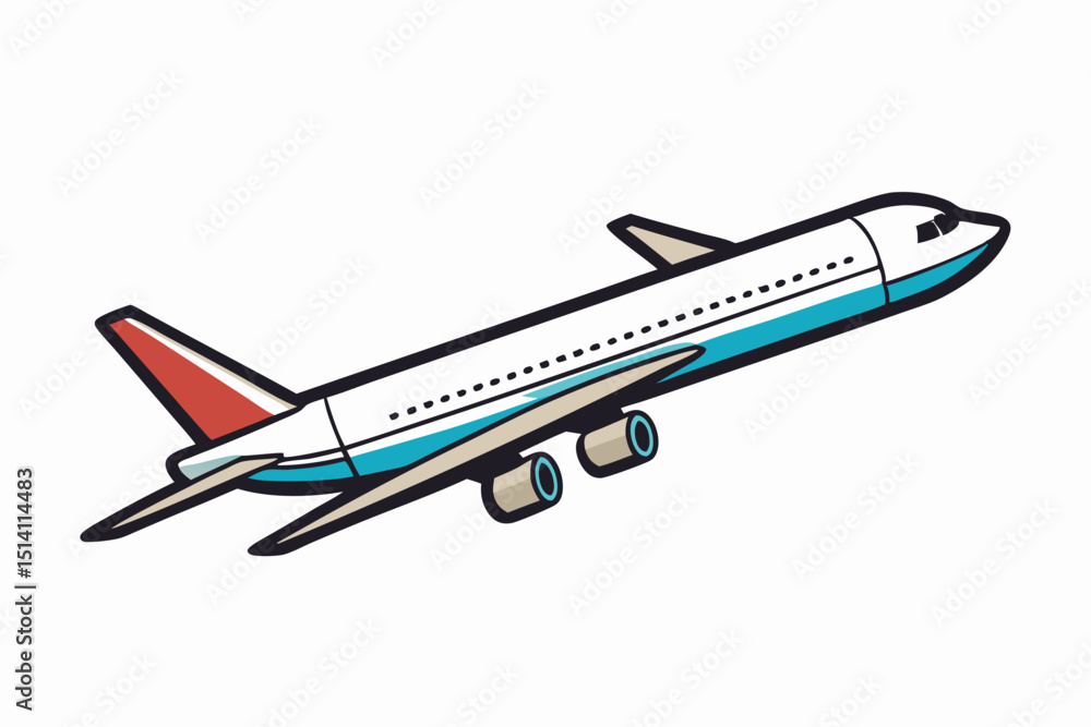 Airplane taking off modern design travel icon Airplane taking off modern design travel icon