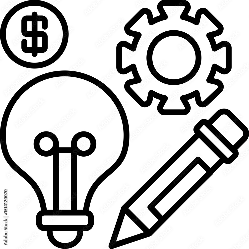 Obraz premium Idea Icon