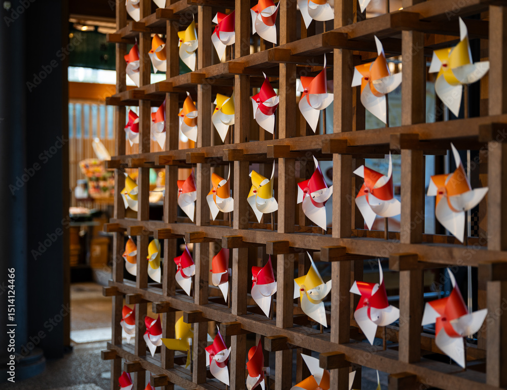 Fototapeta premium Japanese Pinwheel Display