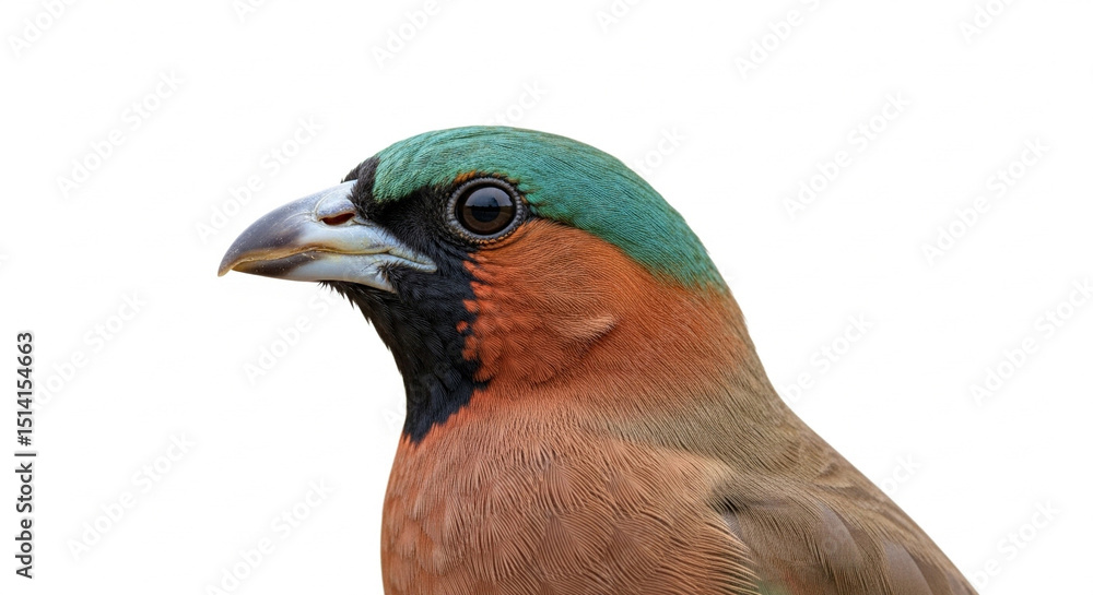 Fototapeta premium close up of a red and green pheasant