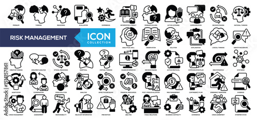 Risk Management Mixed Icon Collection