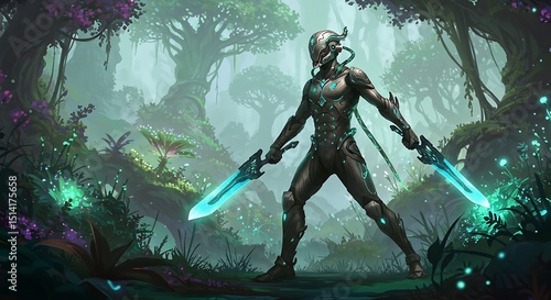 VR Fantasy Warrior with Swords