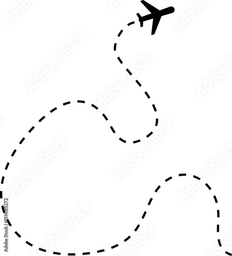 Airplane routes, tourism, travel