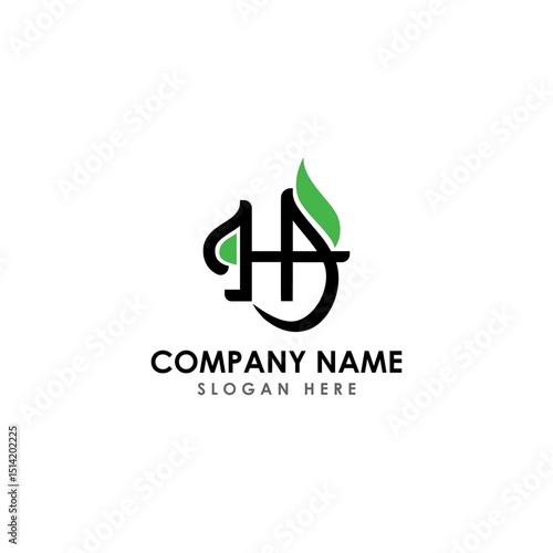 HAD initial logo design, company logo design