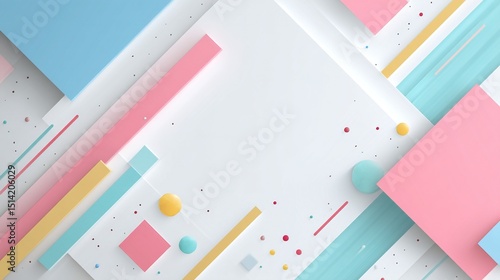 A minimalist white background with soft abstract geometric shapes creates a clean and modern design suitable for professional business use. Aesthetics combined with smooth gradients and precise lines
