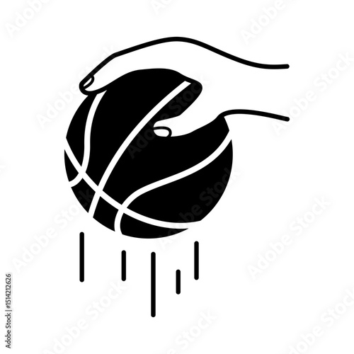 Basketball Icon Glyph