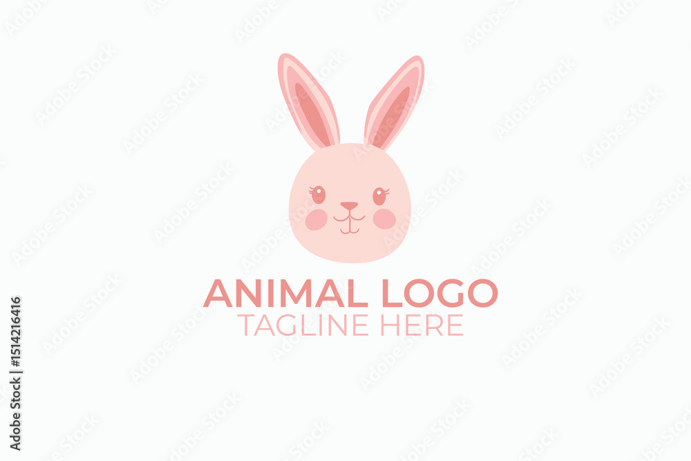 Fototapeta premium easter bunny vector illustration
