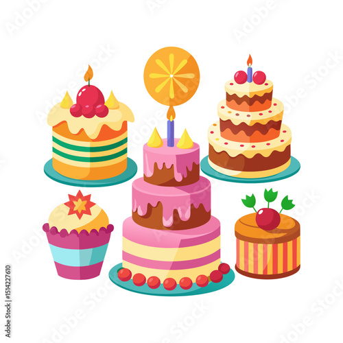 Assorted Celebration Cakes
