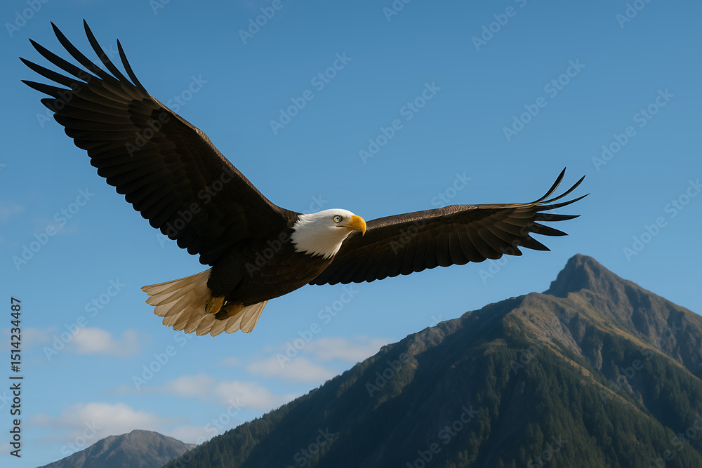 Obraz premium american bald eagle
