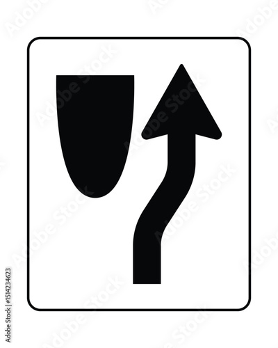 Download Pass Right Traffic Sign - High-Quality Stock Image for Road Safety and Navigation Compliance