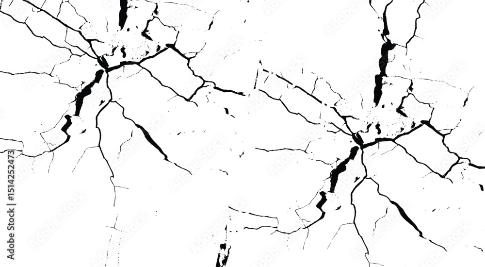 Fototapeta premium Szorstki, zarysowany, rozpryskujący się wzór grunge pociągnięcia pędzlem. Tekstura nakładki. Wyblakła czarno-biała farbowana tekstura papieru. Szkic grunge design. Użyj do plakatu, okładki, banera, makiety, układu naklejek.