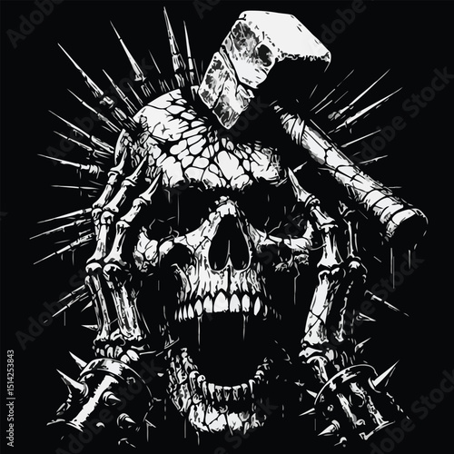 medieval knight with sword