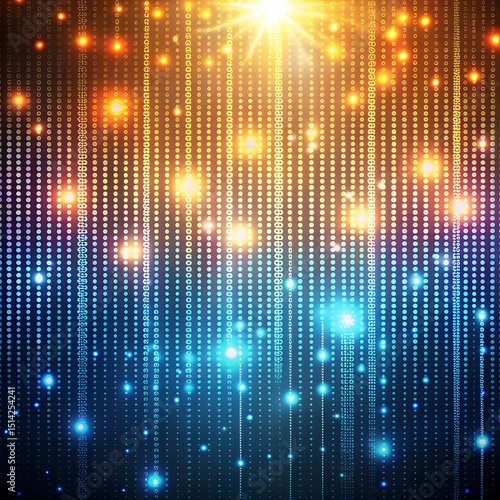 Wallpaper Mural Dotted matrix light background with tech vibes Torontodigital.ca