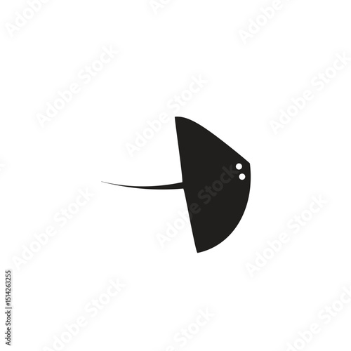 stingray fish vector illustration cute and nice