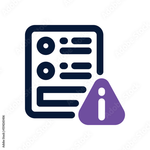 risk assessment duotone icon. Sleek and modern vector icon for websites, mobile apps, marketing materials, and corporate design. Fully scalable and ready to use.