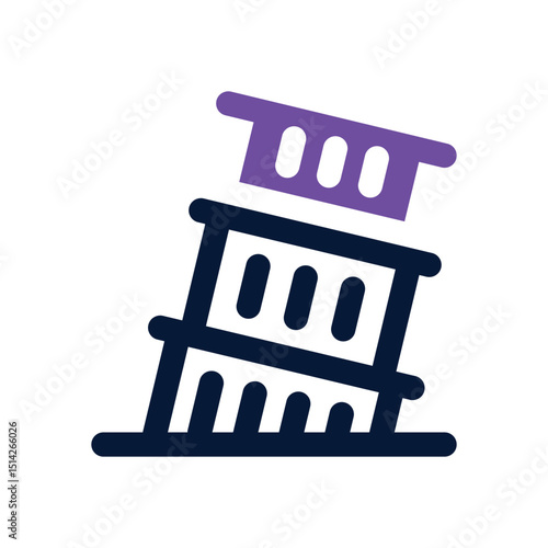 monument duotone icon. Sleek and modern vector icon for websites, mobile apps, marketing materials, and corporate design. Fully scalable and ready to use.
