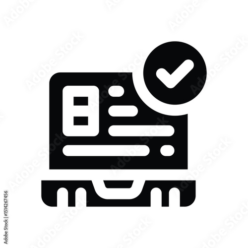 online booking line icon. Clean and minimalist vector icon for websites, mobile apps, presentations, and logos. Fully scalable and customizable for any project.
