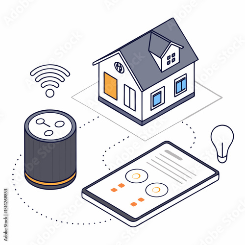 Smart home automation system control panel app house wifi