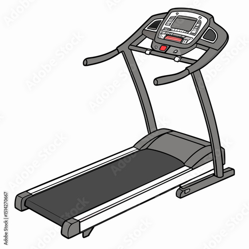 Modern treadmill fitness equipment home gym workout machine