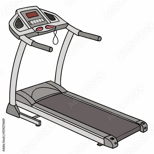 Modern home treadmill fitness exercise equipment cardio workout machine