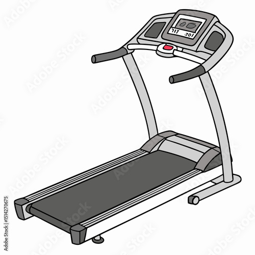 Modern treadmill fitness equipment home gym cardio workout machine