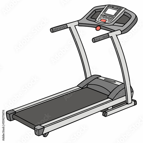 Modern treadmill fitness equipment home gym workout machine