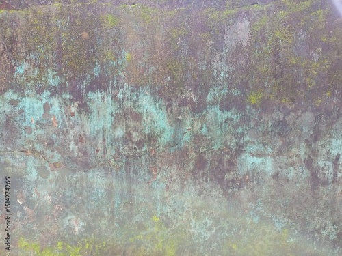 Abstract Close-up of Patina Copper Metal Texture