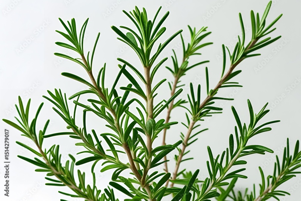 Obraz premium rosemary on white background