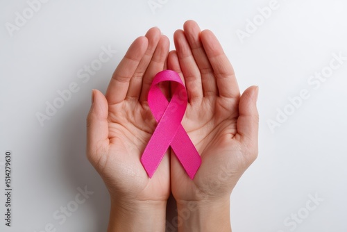 pink ribbon brest cancer