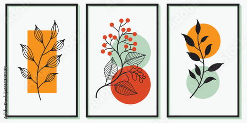 Botanical prints bring joy and modern elegance framed in