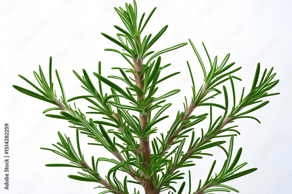 Naklejka premium rosemary on white background
