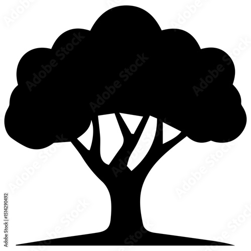 A visionary tribute to ornamental trees illustrated in premium vector artistry