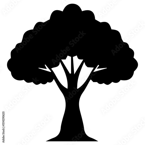 A visionary interpretation of artistic tree formations in fluid abstract motion