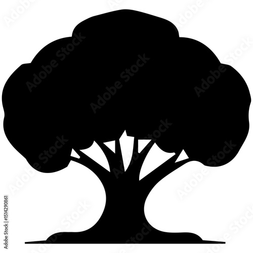 The luxurious essence of trees illustrated with artistic refinement