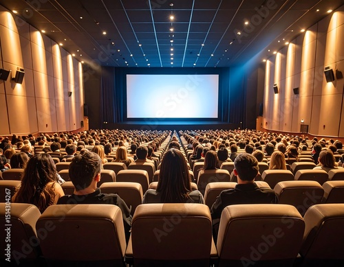Cinema auditorium full of audience