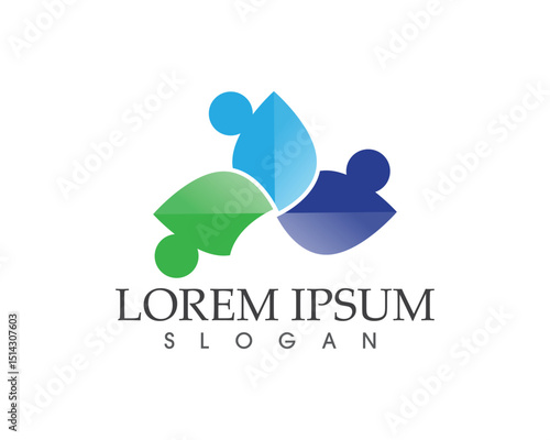 leaf green nature logo and symbol template Vector