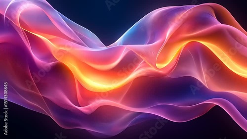 Abstract flowing digital background with vibrant colors and dynamic movement