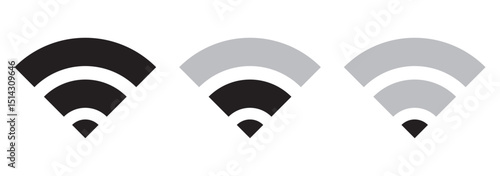 Wi-Fi icon set. On and off mode. 2G to 5G different Wi-Fi design and connections. Connected and Disconnected options mode. Eps 10.