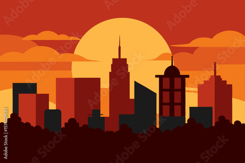 seattle skyline at sunset