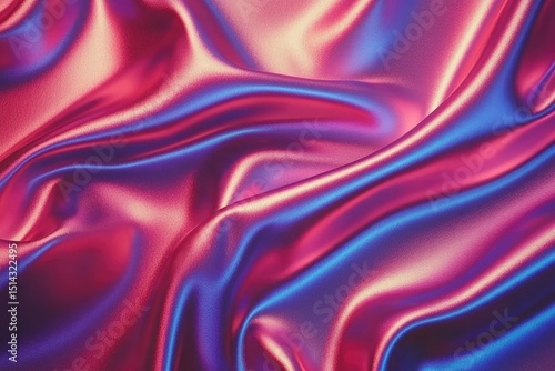 Wallpaper Mural Vibrant silk fabric with iridescent hues. Torontodigital.ca