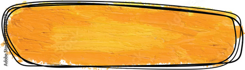 orange  speach bubble