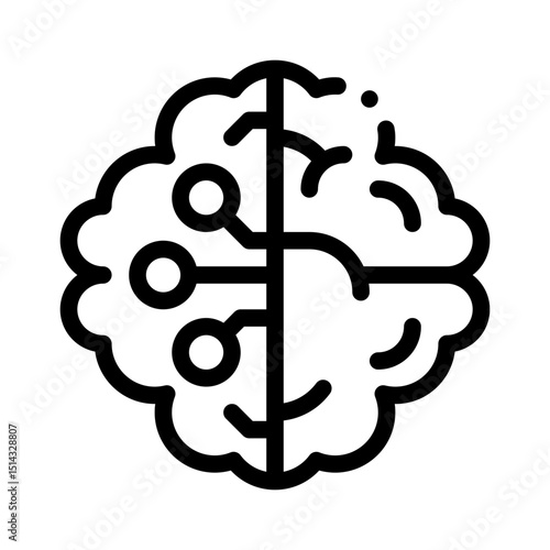 brain line icon