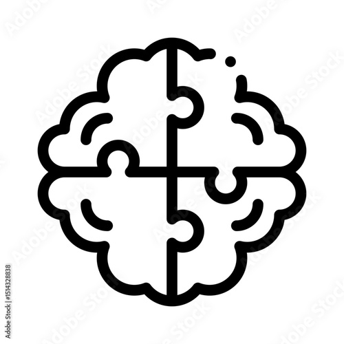 brain line icon