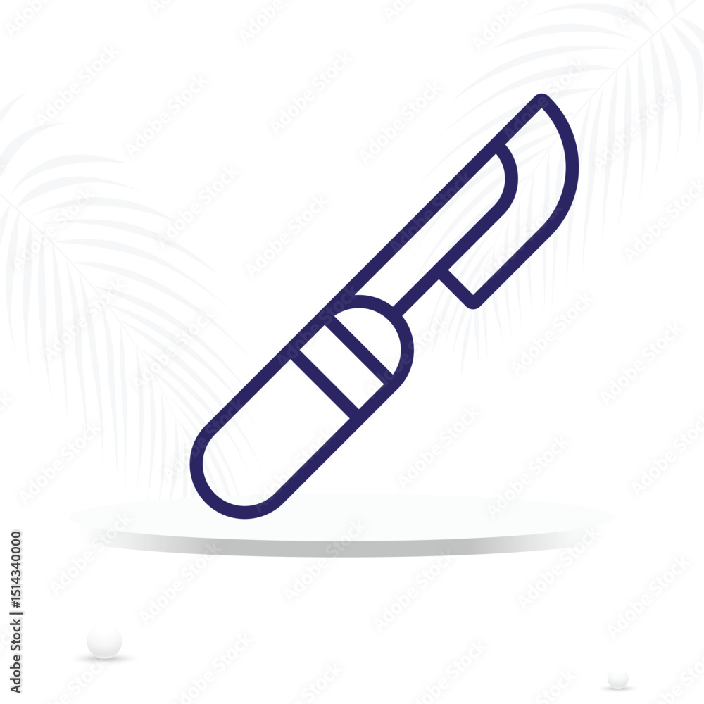 scalpel a medical instrument icon scalpel a medical instrument icon