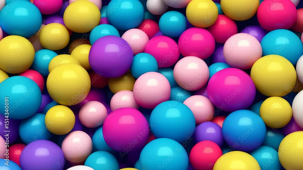 Colorful balls filling the frame Colorful balls filling the frame