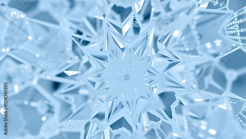 frosty pattern on window