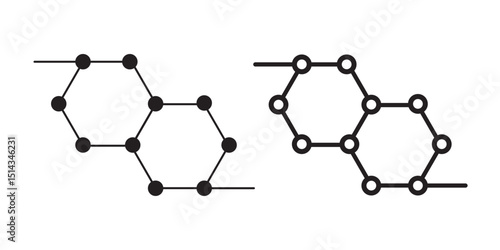Hormones icon editable vector set